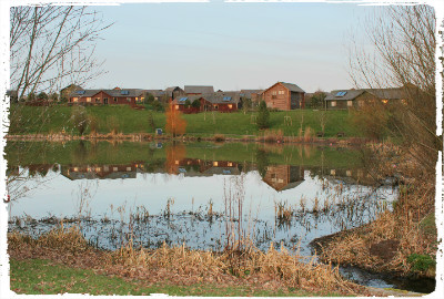 The lake at Bluestone resort