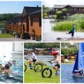 collage of images showing child friendly holidays at south lakeland leisure park