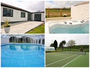 child friendly welsh cottages with swimming pool and tennis court