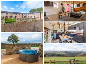 luxury child friendly northumberland cottage with hot tub