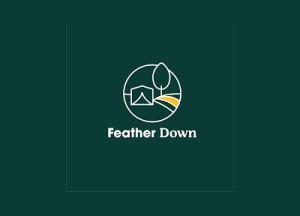 feather down logo
