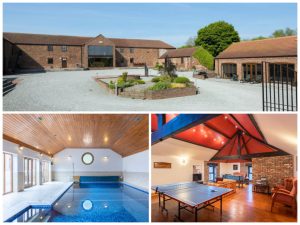 collage of images showing family friendly cottages near the Yorkshire coast