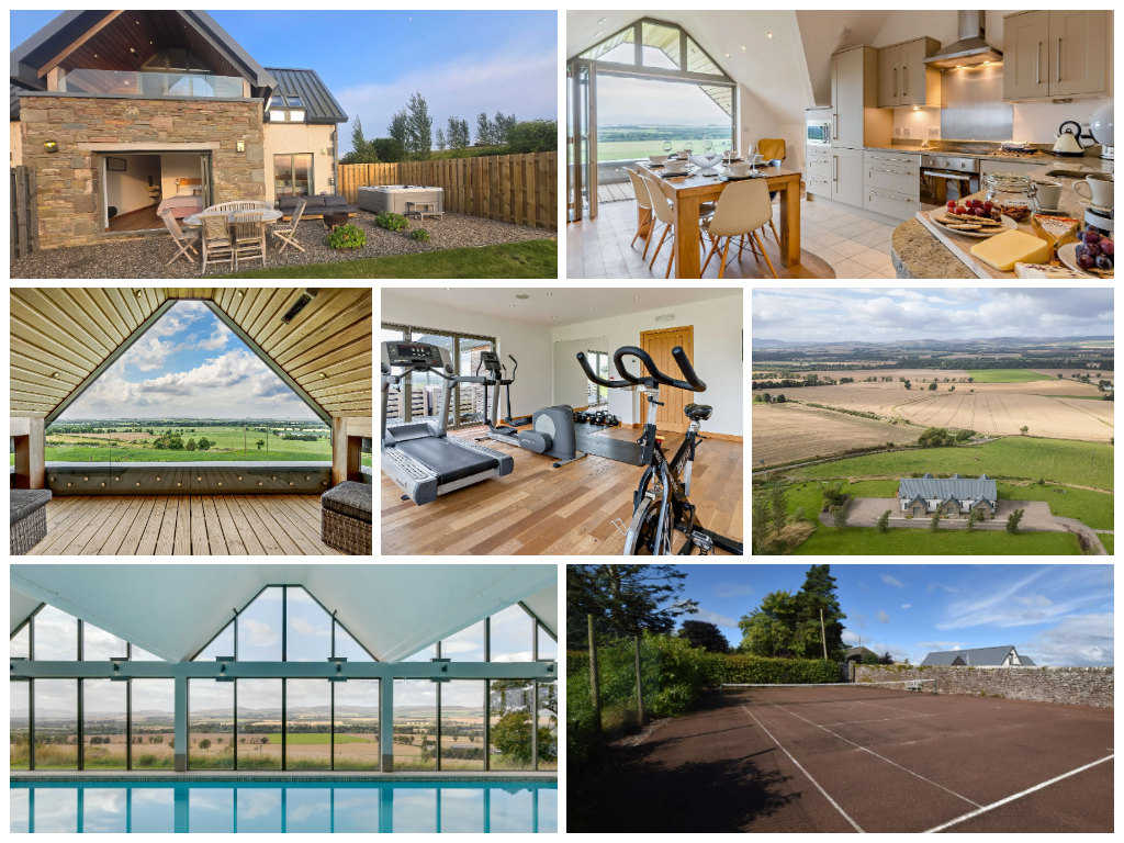 collage of images showing child and family friendly scottish holidays near the cairngorms